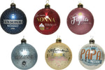 Palline per albero di Natale in vetro decorate con Scritte Famiglia da 10 cm, confezione 6 pezzi Casa e cucina/Decorazioni per interni/Addobbi e decorazioni per ricorrenze/Decorazioni natalizie/Addobbi e decorazioni/Palle e palline MagiediNatale.it - Altamura, Commerciovirtuoso.it