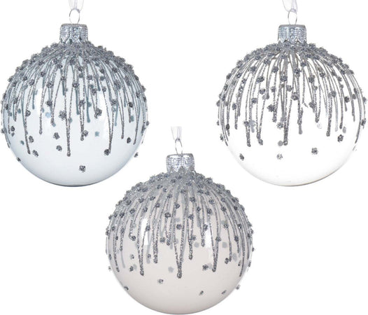 Palline per albero di Natale in vetro decorato da Ø 8 cm, confezione 6 pezzi Casa e cucina/Decorazioni per interni/Addobbi e decorazioni per ricorrenze/Decorazioni natalizie/Addobbi e decorazioni/Palle e palline MagiediNatale.it - Altamura, Commerciovirtuoso.it