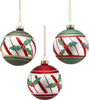Palline per albero di Natale in vetro, decorazione Agrifoglio, confezione 3 pezzi, Ø 8 cm Casa e cucina/Decorazioni per interni/Addobbi e decorazioni per ricorrenze/Decorazioni natalizie/Addobbi e decorazioni/Palle e palline MagiediNatale.it - Altamura, Commerciovirtuoso.it