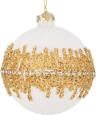 Palline per albero di Natale in vetro e poliammide decorate color Luxury Bianco Casa e cucina/Decorazioni per interni/Addobbi e decorazioni per ricorrenze/Decorazioni natalizie/Addobbi e decorazioni/Palle e palline MagiediNatale.it - Altamura, Commerciovirtuoso.it