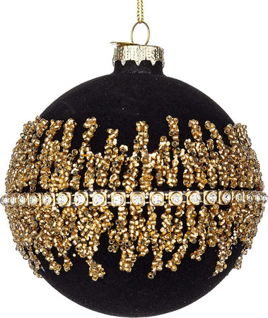 Palline per albero di Natale in vetro e poliammide decorate color Luxury Nero Casa e cucina/Decorazioni per interni/Addobbi e decorazioni per ricorrenze/Decorazioni natalizie/Addobbi e decorazioni/Palle e palline MagiediNatale.it - Altamura, Commerciovirtuoso.it