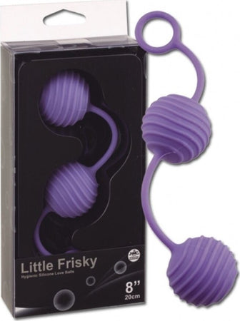 Palline Vaginali in Silicone Viola 20124 Little Frisky Purple morbide palline per vagina dildo vaginale impugnatura comoda 20cm Salute e cura della persona/Erotismo e contraccezione/Sex toys/Palline vaginali Kondorama - Martinsicuro, Commerciovirtuoso.it