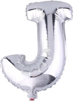 Palloncino-Gonfiabile-Elio-Lettera-J-Argento-35-Cm-Compleanno-Festa-Party-Casa