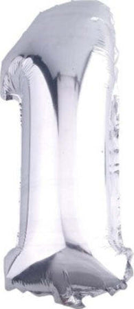 Palloncino-Numero-1-Gonfiabile-Elio-Argento-35-Cm-Compleanno-Festa-Party-Casa