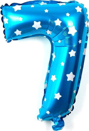 Palloncino Numero 7 Azzurro Stelle Bianche 35cm Elio Decorazione Party Festa Casa, arredamento e bricolage > Prodotti per Feste > Festoni e Palloncini Trade Shop italia - Napoli, Commerciovirtuoso.it