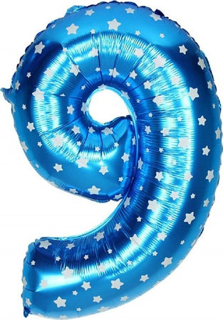 Palloncino Numero 9 Azzurro Stelle Bianche 35cm Elio Decorazione Party Festa Casa, arredamento e bricolage > Prodotti per Feste > Festoni e Palloncini Trade Shop italia - Napoli, Commerciovirtuoso.it