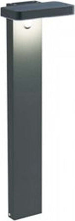 Palo-Da-Esterno-H60Cm-Solare-Alluminio-E-Materie-Plastiche-Grigio-Led-4,5W-4000K