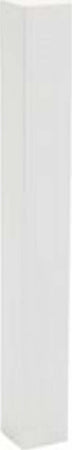 Palo-Da-Esterno-Moderno-H80Cm-Kube-Alluminio-E-Termoplastica-Bianco-Led-7W-4000K