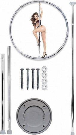 Palo da Lap Dance con Supporto da Soffitto a Pavimento Pipedream Fantasy Dance Pole - Palo Da Lap Dance Sport e tempo libero/Fitness e palestra/Potenziamento muscolare/Sbarra per trazioni Kondorama - Martinsicuro, Commerciovirtuoso.it