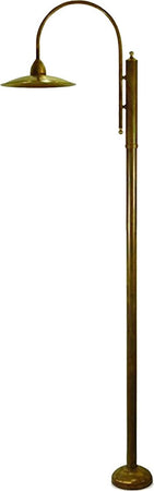 Palo-rustico-Lampadari-Bartalini-CRISGO-P250-E27-LED-ottone-lampione