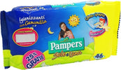 PAMPERS Sole & Luna Salviettine Igienizzanti 46 pezzi Salviette Baby Igienizzanti Con Camomilla Salviettine Sanitaria Gioia del Bimbo - Villa San Giovanni, Commerciovirtuoso.it