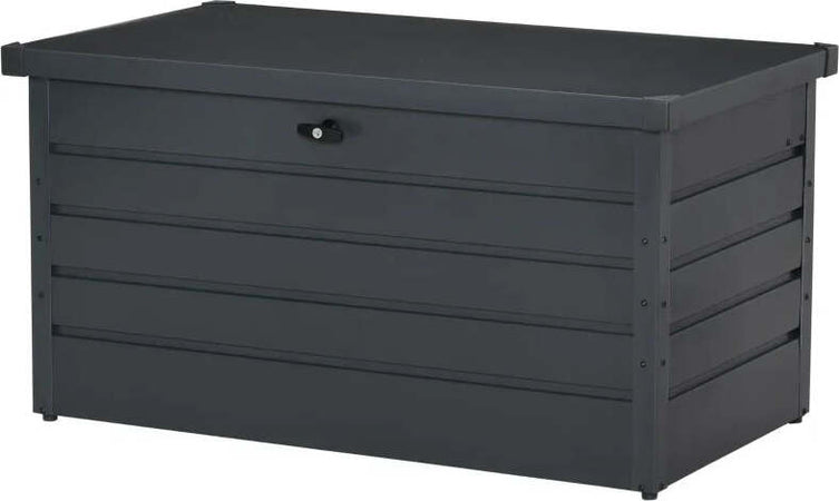 Panca-Baule-Contenitore-da-Giardino-con-Chiave,-Cassapanca-Moderna-in-Acciaio,-Grigio,-120x62x62cm-84B-459V01