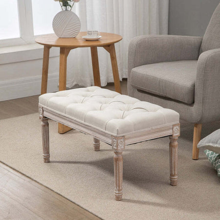 Panca-baule-ingresso-camera-da-letto-elegante-imbottita-pouf-tessuto-negozio-fondoletto-con-Rivestimento-Effetto-Lino-e-Gambe-in-Legno,-80x40x41cm,-Beige-F838-160V01CWA