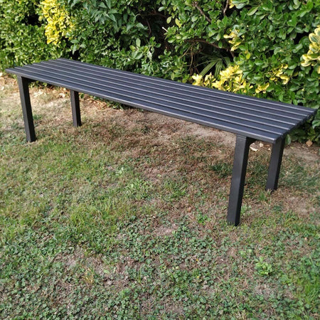 Panca da Giardino Modello Roma in Acciaio Lunghezza 160 Cm Giardino e giardinaggio/Arredamento da giardino e accessori/Panche Ogomondo - Martina Franca, Commerciovirtuoso.it