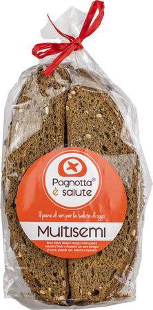 Pane a Fette Tostate Multisemi Pane Biologico Integrale Di Grani Antichi Siciliani Bio Con Semi Biologici Di Zucca, Girasole, Lino, Sesamo E Papavero Filone a Fette Alimentari e cura della casa/Preparati da cucina e da forno/Preparati per prodotti da forno/Pane Pagnotta è Salute - Milazzo, Commerciovirtuoso.it