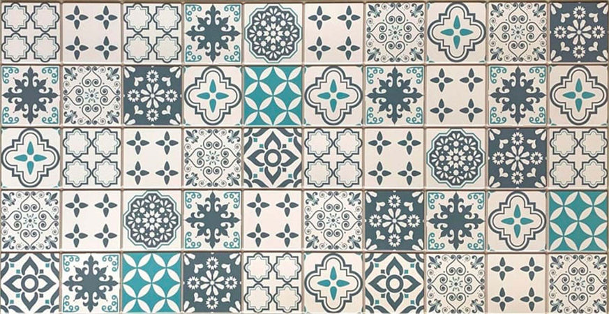 Pannelli 3D Rivestimento a parete in PVC effetto CEMENTINE OTTANIO Realistici e isolanti. Casa e cucina/Decorazioni per interni/Decorazioni cameretta ragazzi/Decorazioni a parete Eternal Parquet - Ariano Irpino, Commerciovirtuoso.it