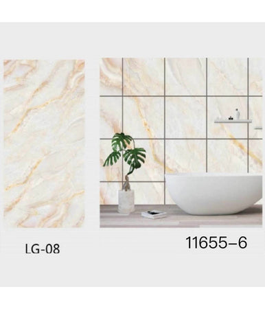 Pannello Adesivo Effetto Marmo Perlato Rosato Pareti Paraschizzi 300x60cm Stanza