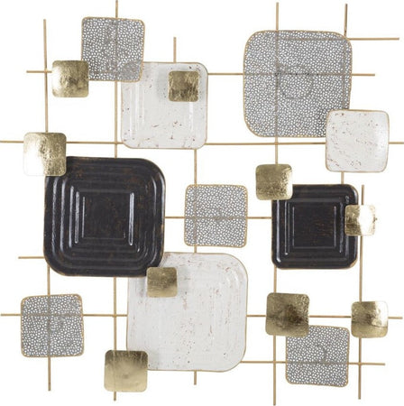 Pannello In Ferro Cubes Cm 80X5X80 Casa e cucina/Decorazioni per interni/Arte/Poster e stampe Led Mall Home - Napoli, Commerciovirtuoso.it
