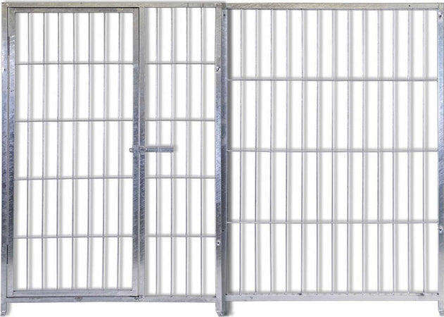 Pannello in Rete con Porta Zincatura a Caldo da 200x Altezza 120 Cm Fai da te/Prodotti per la costruzione/Materiali da costruzione/Pavimenti di legno e recinzioni/Materiali/Reti di acciaio zincato Ogomondo - Martina Franca, Commerciovirtuoso.it
