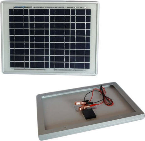 Pannello-Solare-Modulo-Fotovoltaico-20w-20watt-12v-Celle-Silicio-Pinze-Batteria