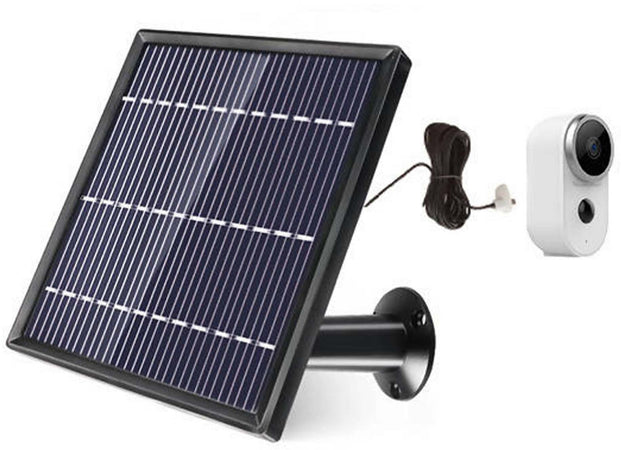 Pannello Solare Per Telecamera Wifi A Batteria Homcloud Snap11 (ip65) (nuovo Modello) Pannello Solare Per Telecamera E Dispositivi Smart Wi-fi A Batteria