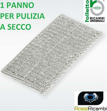 PANNO PULILAVA VORWERK FOLLETTO SP520 SP530 PULIZIA A SECCO 1 PANNO ORIGINALE Casa e cucina/Aspirapolvere e pulizia di pavimenti e finestre/Accessori per aspirapolvere/Batterie e parti sostitutive Rossi Ricambi - Venetico Marina, Commerciovirtuoso.it
