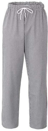 Pantalone Cuoco Plutone Quadretto Pantalone Comodo con Laccio Cucina