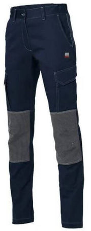 Pantalone da Lavoro Donna Siggi Sirio Stretch Pantaloni Multitasche Tecnici Rinforzi sulle Ginocchia Pantaloni Cargo con Tasconi