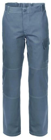 Pantalone Serio Plus + Stretch Grigio Pantalone da Lavoro Elasticizzato Officina Industria Meccanico Elettricista