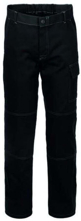 Pantalone Serio Plus + Stretch Nero Pantalone da Lavoro Elasticizzato Officina Industria Meccanico Elettricista