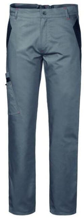 Pantalone Silverstone Grigio/Nero Pantalone da Lavoro con Tascone Meccanico Elettricista Magazziniere Officina Industria