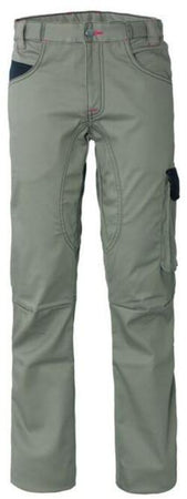 Pantalone Stiffer Beige/Nero Elasticizzato Pantalone da Lavoro Meccanico Elettricista Gommista Magazziniere Installatore