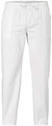 Pantalone Unisex Da Lavoro Pantalone in Cotone Bianco Medico Infermiere Farmacia Cucina Giblor's 123 Gamba Lunga Vita Elastica Dresswork
