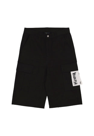 DISCLAIMER Pantalone Corto Uomo Logo Short Black da uomo
