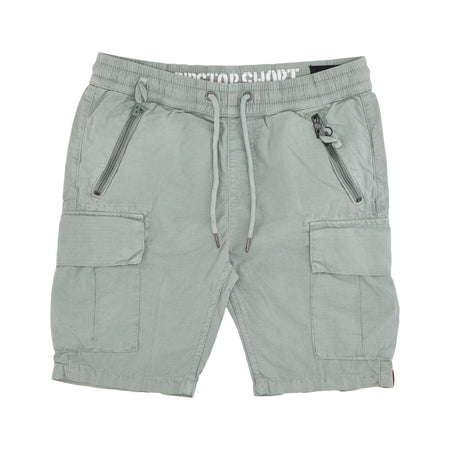 ALPHA INDUSTRIES Pantalone Corto Uomo Ripstop Jogger Short Dusty Green da uomo
