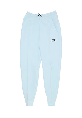 Nike Pantalone Tuta Leggero Donna W Sportswear Tech Fleece Mid-rise Jogger Glacier Blue/black da donna