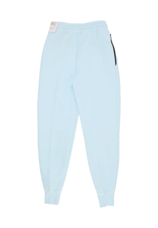 Nike Pantalone Tuta Leggero Donna W Sportswear Tech Fleece Mid-rise Jogger Glacier Blue/black da donna