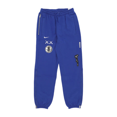 NIKE NBA Pantalone Tuta Leggero Uomo Nba City Edition Courtside Standard Issue Pant Bronet Rush Blue da uomo