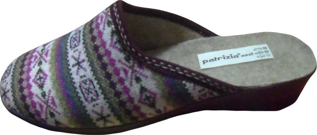 Pantofola calda da donna Made in Italy interno felpato invernale art.9065 PATRIZIA Pantofola donna L'Orchidea - Siderno, Commerciovirtuoso.it