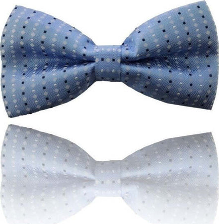 Papillon-Rombi-Azzurri-Quadri-Cravattino-Farfallino-Cravatta-Frack-Papion