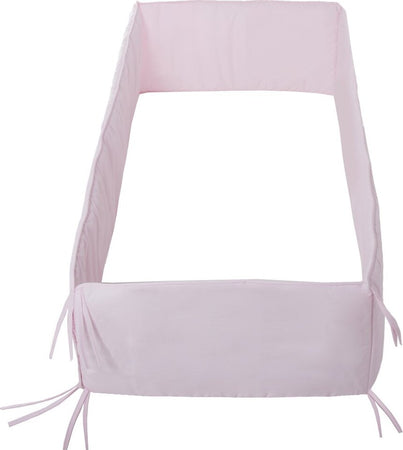 Paracolpi 360 360X30X3 Cm Liso E Rosa Casa e cucina/Tessili per la casa/Biancheria per culle e lettini/Biancheria bimbi/Paraurti per letto La Casa Del Bebè - Napoli, Commerciovirtuoso.it