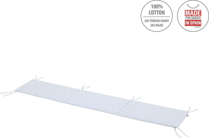 Paracolpi 60 180X35X3 Cm Be Ocean Grigio Casa e cucina/Tessili per la casa/Biancheria per culle e lettini/Biancheria bimbi/Paraurti per letto La Casa Del Bebè - Napoli, Commerciovirtuoso.it