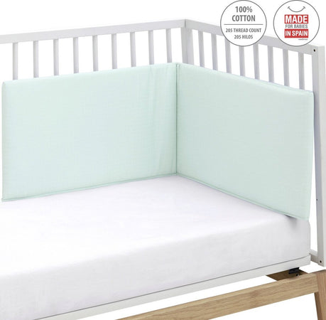 Paracolpi 60 180X35X3 Cm Be Villa Verde Casa e cucina/Tessili per la casa/Biancheria per culle e lettini/Biancheria bimbi/Paraurti per letto La Casa Del Bebè - Napoli, Commerciovirtuoso.it