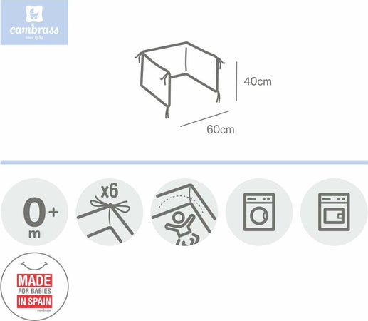 Paracolpi 60 180X40X3 Cm Astra Azzurro Casa e cucina/Tessili per la casa/Biancheria per culle e lettini/Biancheria bimbi/Paraurti per letto La Casa Del Bebè - Napoli, Commerciovirtuoso.it