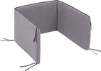 Paracolpi 60 180X40X3 Cm Astra Grigio Casa e cucina/Tessili per la casa/Biancheria per culle e lettini/Biancheria bimbi/Paraurti per letto La Casa Del Bebè - Napoli, Commerciovirtuoso.it