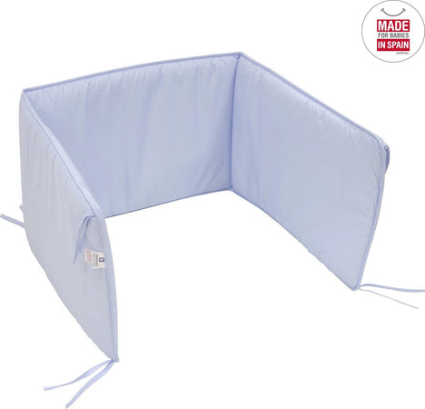 Paracolpi 60 180X40X3 Cm Liso E Azzurro Casa e cucina/Tessili per la casa/Biancheria per culle e lettini/Biancheria bimbi/Paraurti per letto La Casa Del Bebè - Napoli, Commerciovirtuoso.it