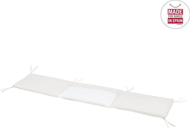 Paracolpi 60 180X40X3 Cm Star Beige Casa e cucina/Tessili per la casa/Biancheria per culle e lettini/Biancheria bimbi/Paraurti per letto La Casa Del Bebè - Napoli, Commerciovirtuoso.it