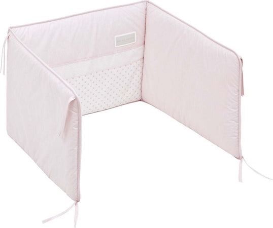 Paracolpi 60 180X40X3 Cm Star Rosa Casa e cucina/Tessili per la casa/Biancheria per culle e lettini/Biancheria bimbi/Paraurti per letto La Casa Del Bebè - Napoli, Commerciovirtuoso.it
