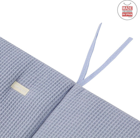 Paracolpi 60  Sky Azzurro Casa e cucina/Tessili per la casa/Biancheria per culle e lettini/Biancheria bimbi/Paraurti per letto La Casa Del Bebè - Napoli, Commerciovirtuoso.it