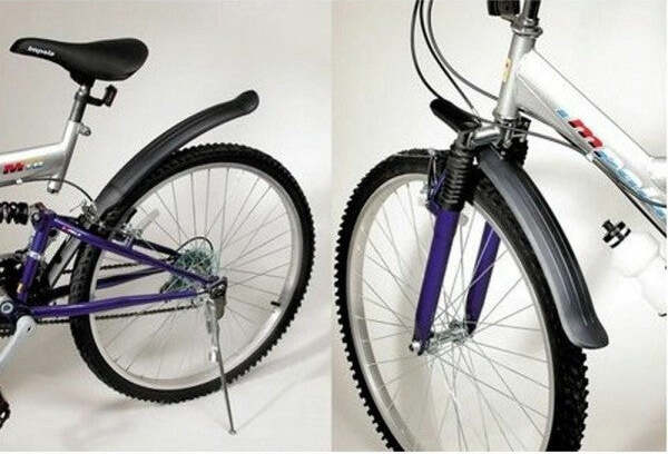 Parafango-Per-Bici-Bicicletta-Set-2-Pezzi-Paraspruzzi-Mtb-Anteriore-E-Posteriore